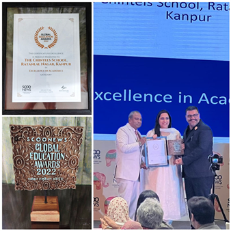 The Chintels School,Ratan lal Nagar, was felicitated with The Certificate of Excellence under the category of Excellence in Academics by Global Education Awards 2022.